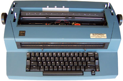 IBM selectric 3 learn to touch type